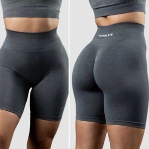 Alphalete Amplify Biker Short Size S Grey 7”